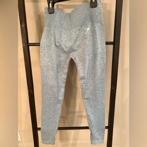 Gymshark Light Blue Patterned Leggings